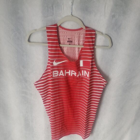 NikeNEW Nike Pro Elite Bahrain Track Running Singlet Tank CI6344-XXX Size M Red - Picture 2 of 9